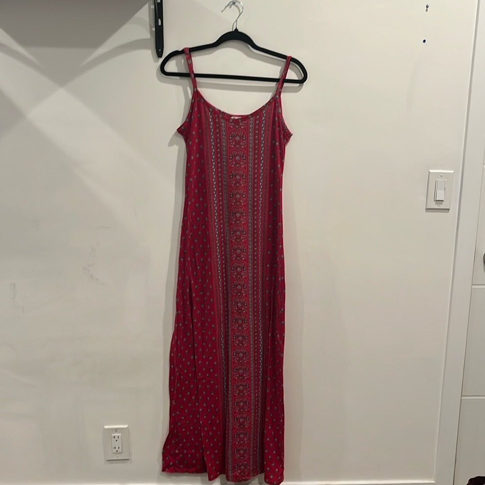 Maxi print dress
